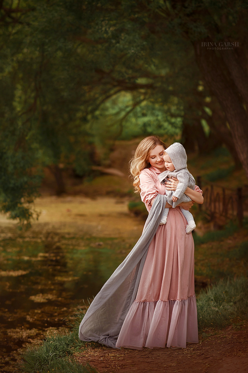 Мама и малыш. Фотограф Ирина Гарш