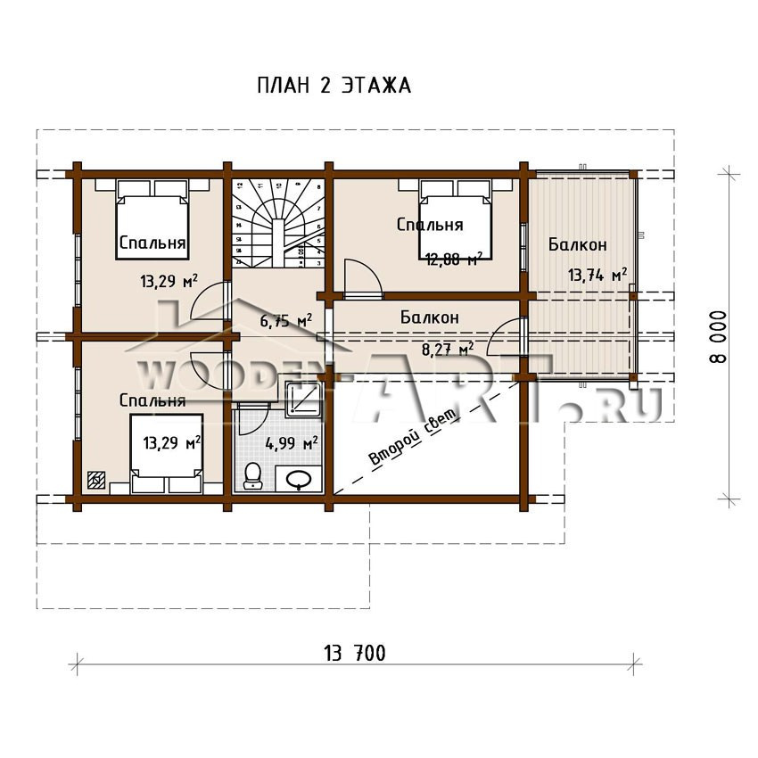 «Дракино» 214 кв. м. Проекты деревянных домов