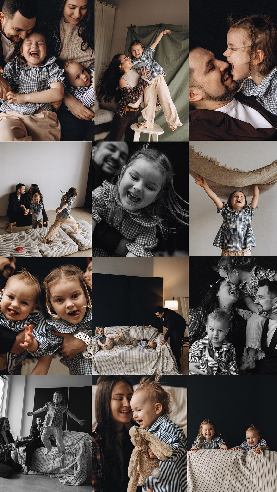 Лера, Женя, Милана и Макар. Семейный фотограф в Москве Марина Петра