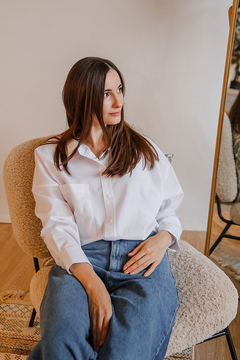 Зимняя фотосессия в студии. Фотограф Олеся Жомер