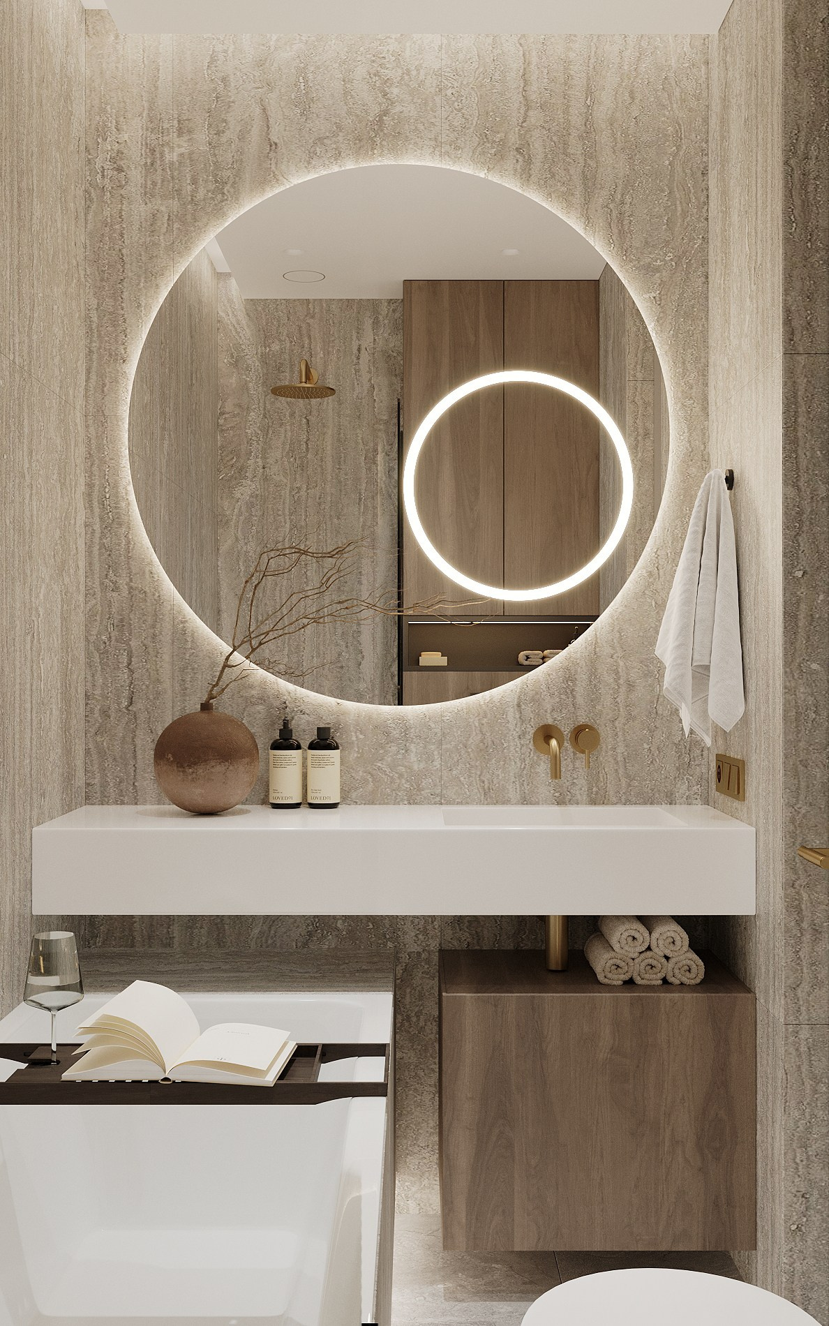 ЖК НОВАЯ БОРОВАЯ S60 м. кв. Дизайн интерьера TATA VOLK