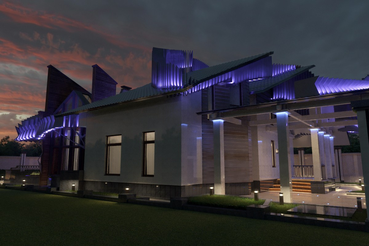 Проект частного дома в деревне Михалково