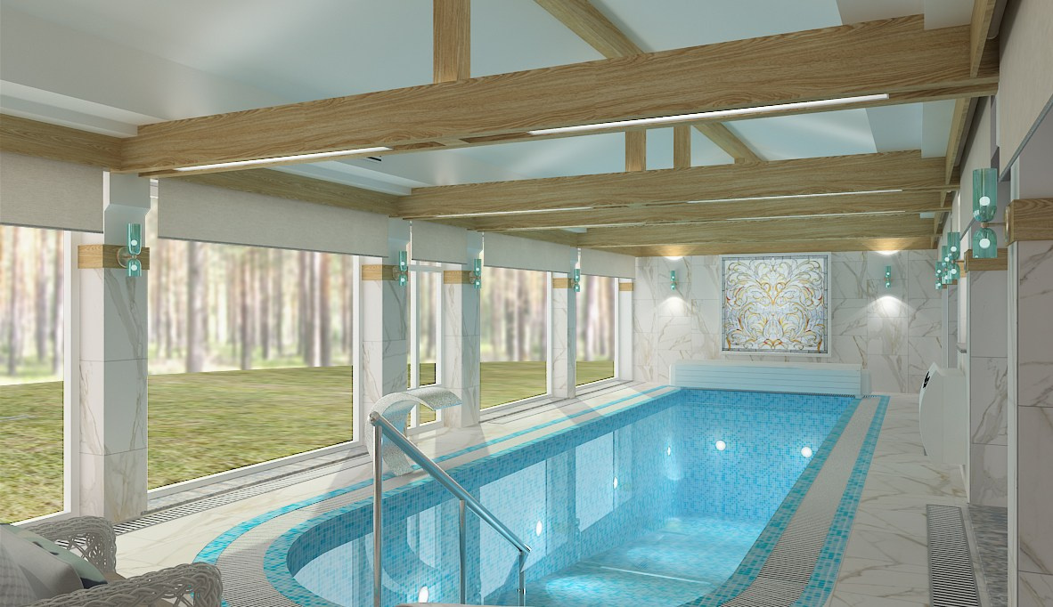 Бассейн в Ильечёво. Дизайнер в Санкт-Петербурге Дмитрий Цыбулько