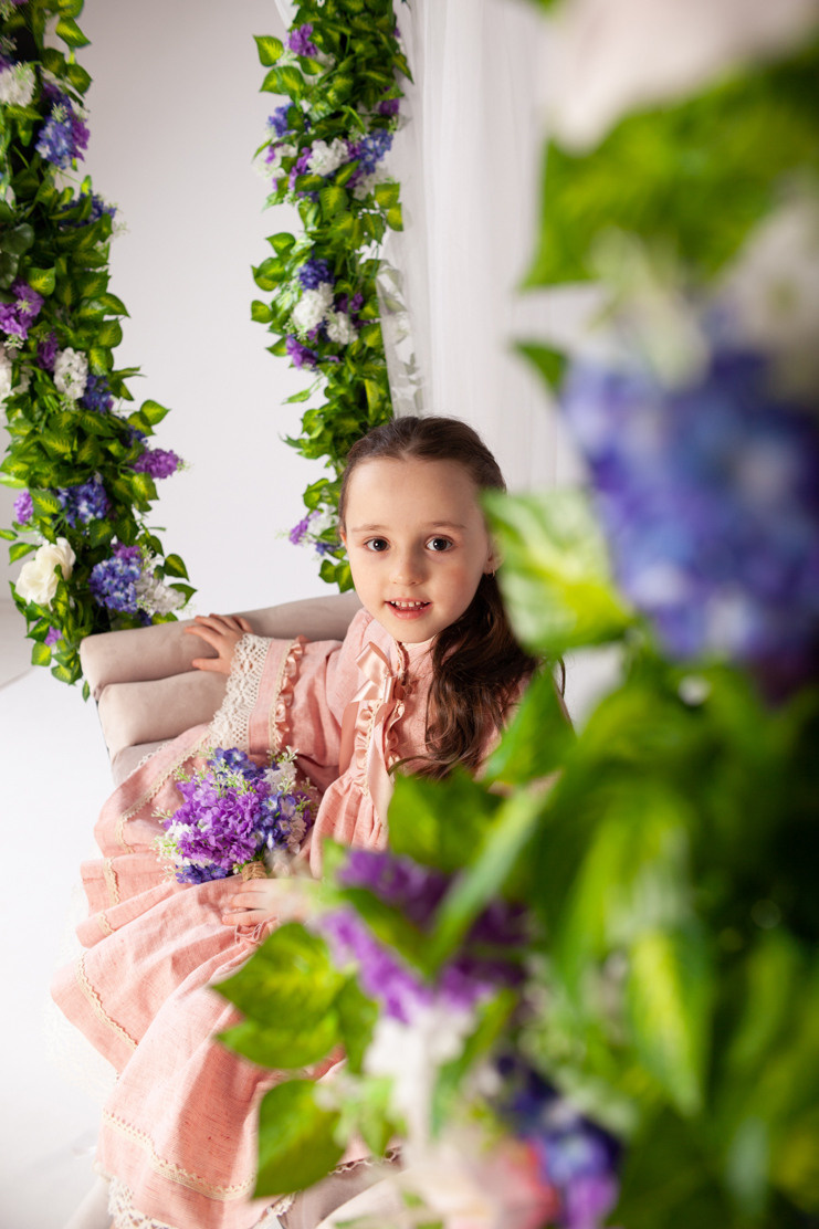 Съёмка с бабочками. Фотограф Татьяна Воронова, Детские и Семейные фото