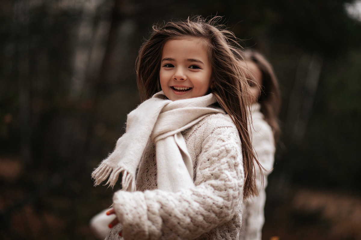 Осень. Полина и Маша. Фотограф Мальнева Юлия в Липецке, в Москве. Фотостудия MARU в Липецке