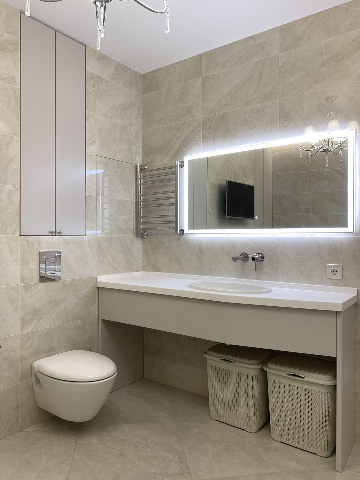 Ванная комната. Производство корпусной мебели по индивидуальным проектам