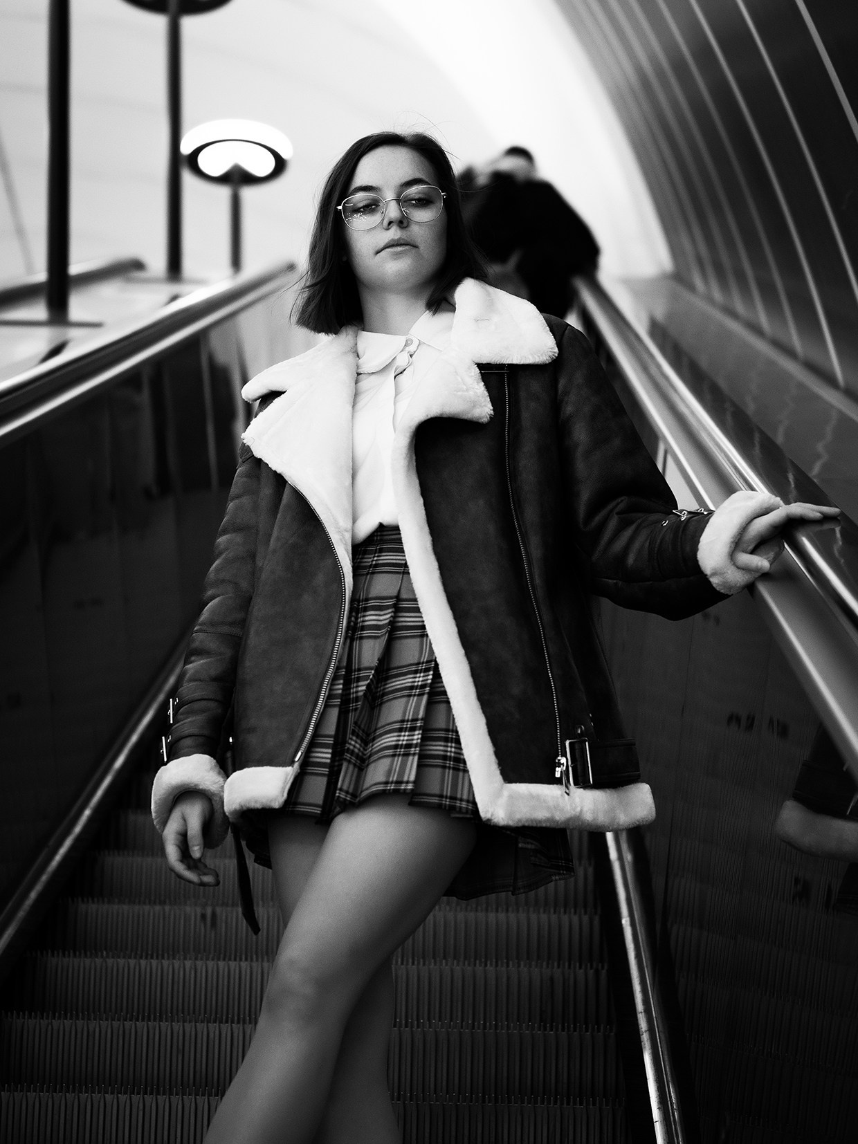 Анна (портрет, город, метро). Фотограф в Москве. Александр Луппов
