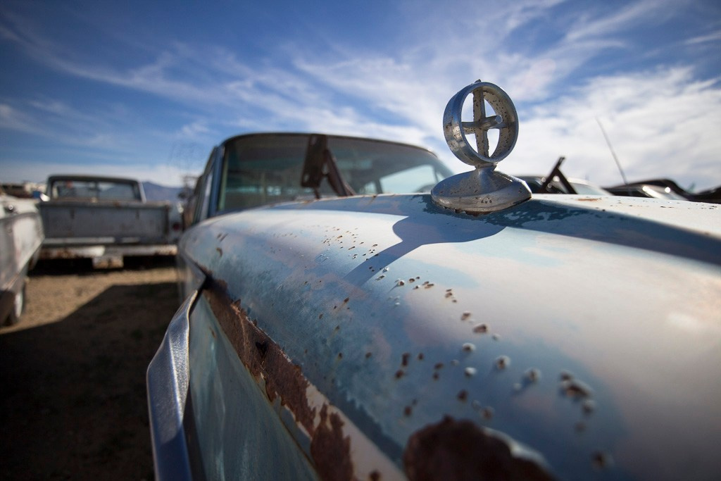 Ретро- авторазборка, США, 2013. Фотограф Василий Буланов