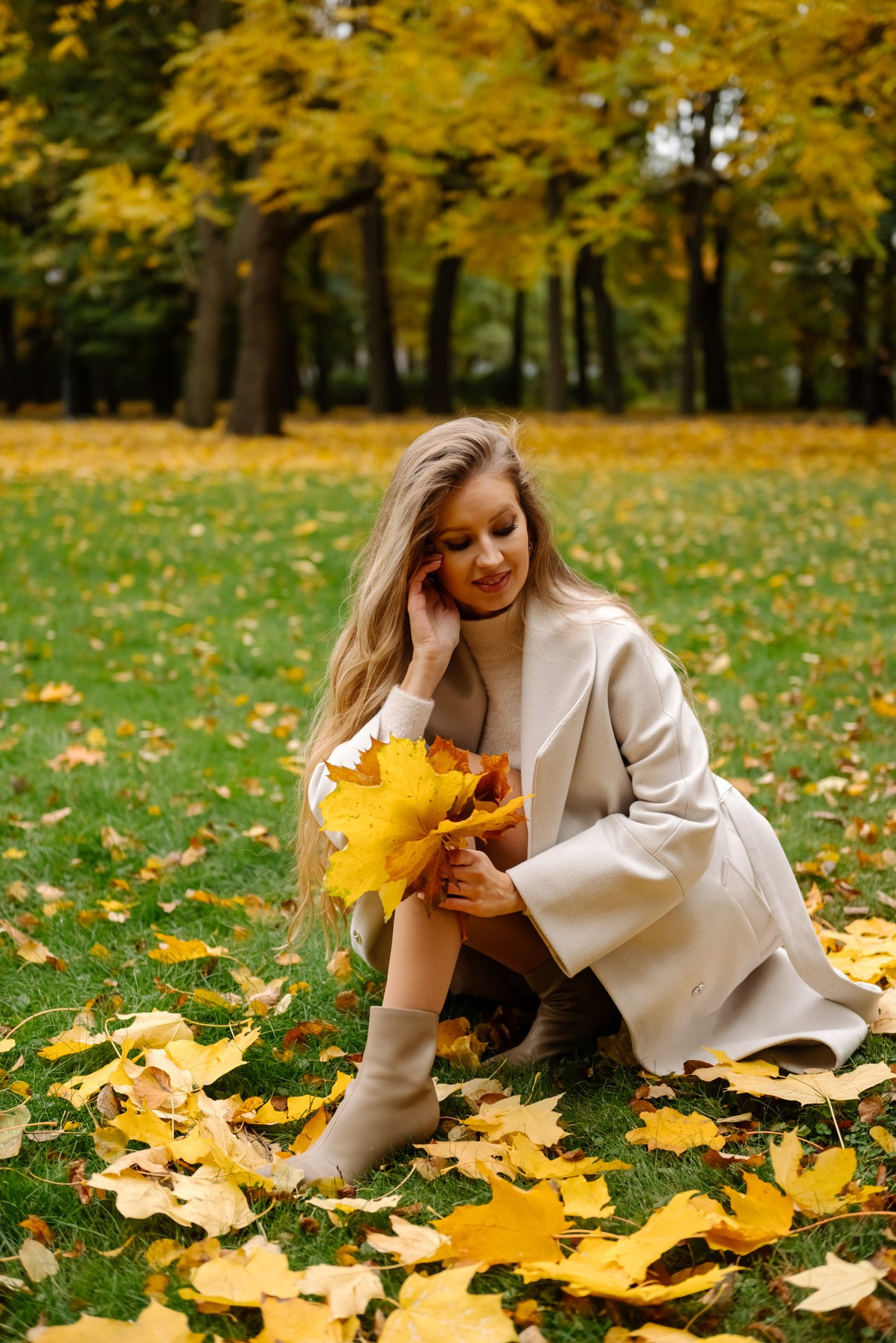 Осенняя фотосессия в Питере в Михайловском саду. Свадебный и сеейный фотограф в Санкт-Петербурге Елена Худякова
