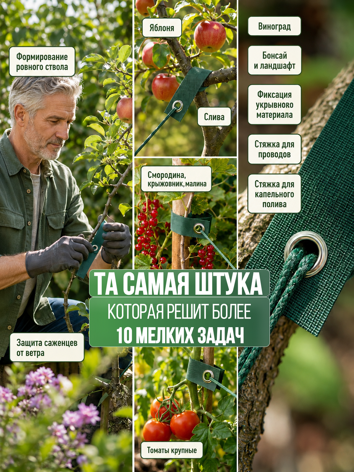 Инфографика | Карточка товара | Сад и огород. Графический дизайнер AI в Москве Валерия Кос