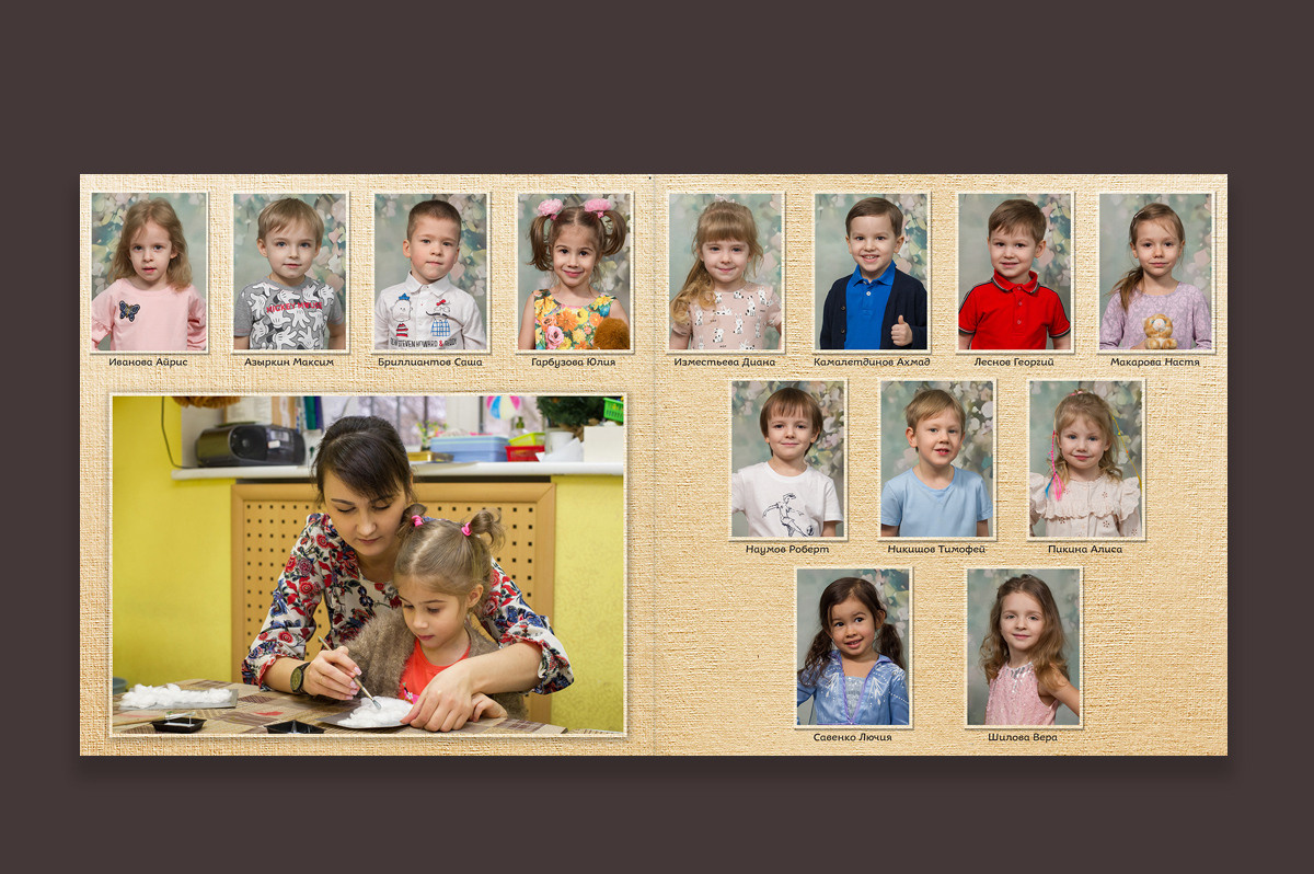 Выпускные альбомы в детский сад с бесплатной оживающей фотографией. Выпускные альбомы. Частные съемки