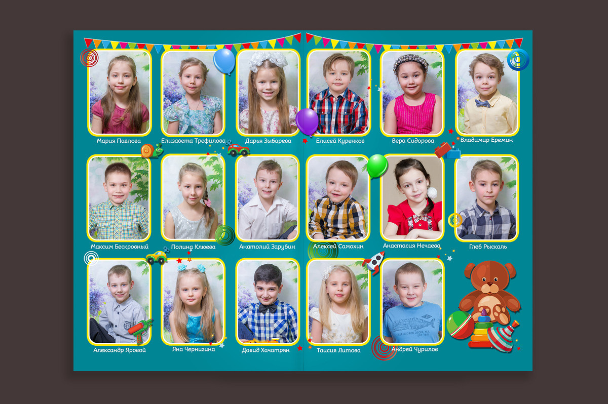 Выпускные альбомы в детский сад с бесплатной оживающей фотографией. Выпускные альбомы. Частные съемки
