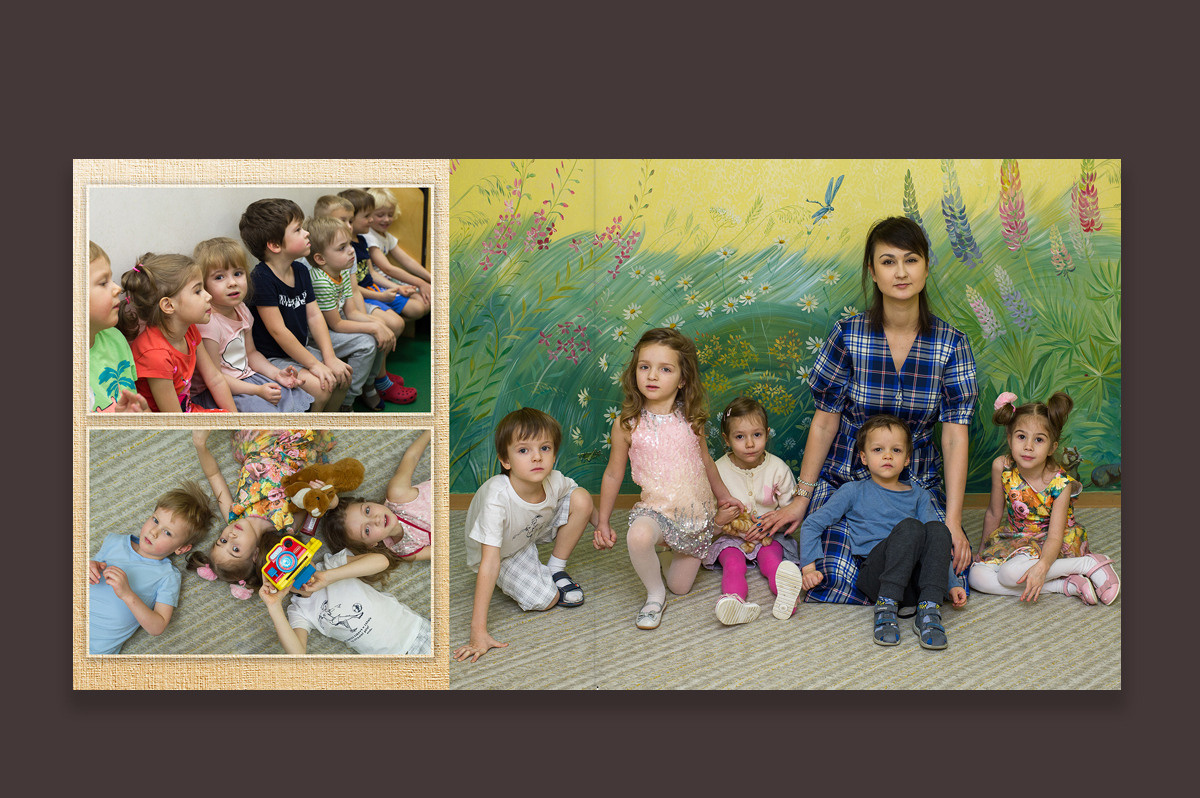 Выпускные альбомы в детский сад с бесплатной оживающей фотографией. Выпускные альбомы. Частные съемки