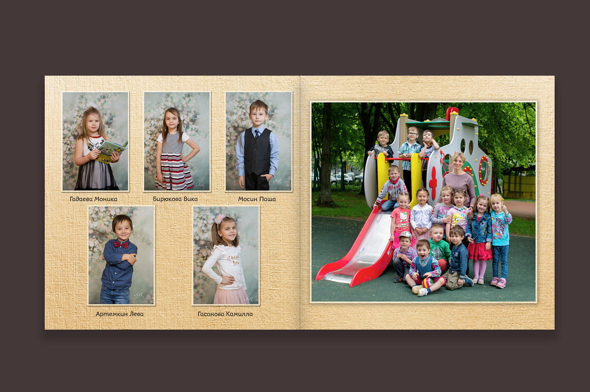 Выпускные альбомы в детский сад с бесплатной оживающей фотографией. Выпускные альбомы. Частные съемки