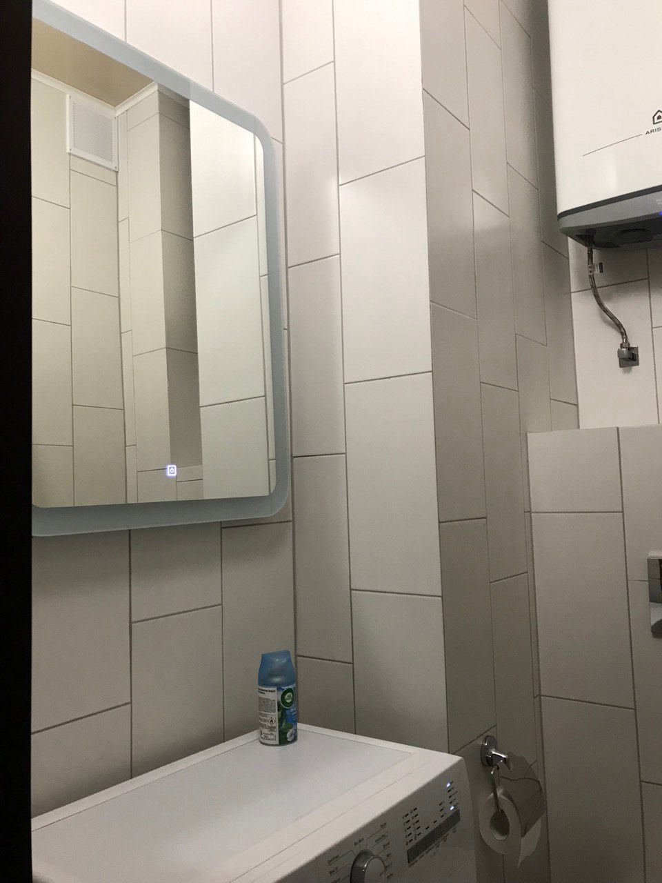 Ванная комната с раздельным гостевым санузлом (ул. А. Камалеева д. 16). Ремонт санузла, туалета, ванной под ключ в Казани. Укладка плитки