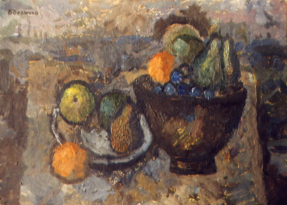 «Натюрморт» 2000 год Собр. Д. Томас. Мадрид. Художник Величко Вадим Семёнович