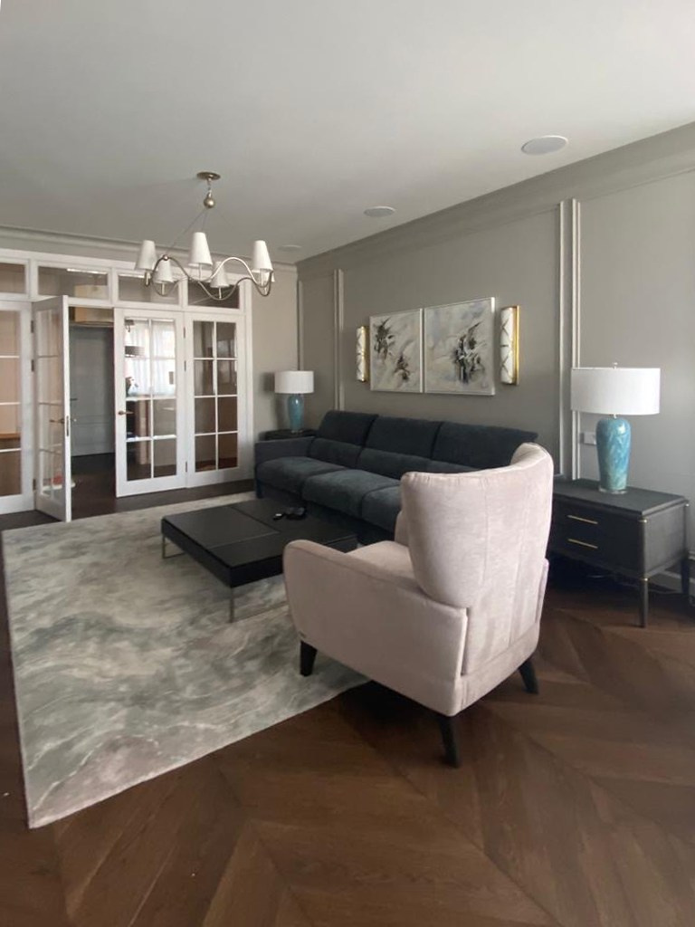 Дизайн интерьера 4-комнатной квартиры в стиле неоклассика в Москве. Ольга Саакян Ι Дизайн интерьера в Москве: планировка, подбор отделочных материалов, чертежи для строителей и надзор за ремонтом квартиры