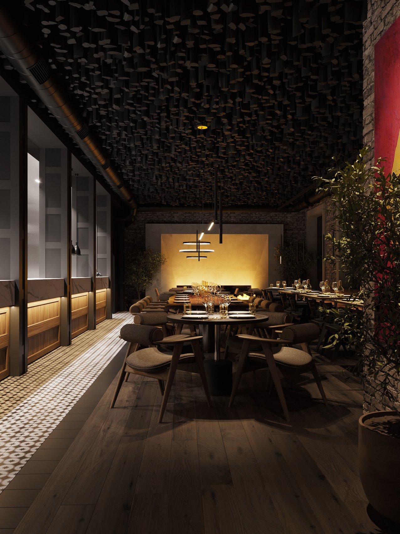 Ресторан «Трепет и Томаты». Rezells Architects — студия дизайна жилых и коммерческих интерьеров