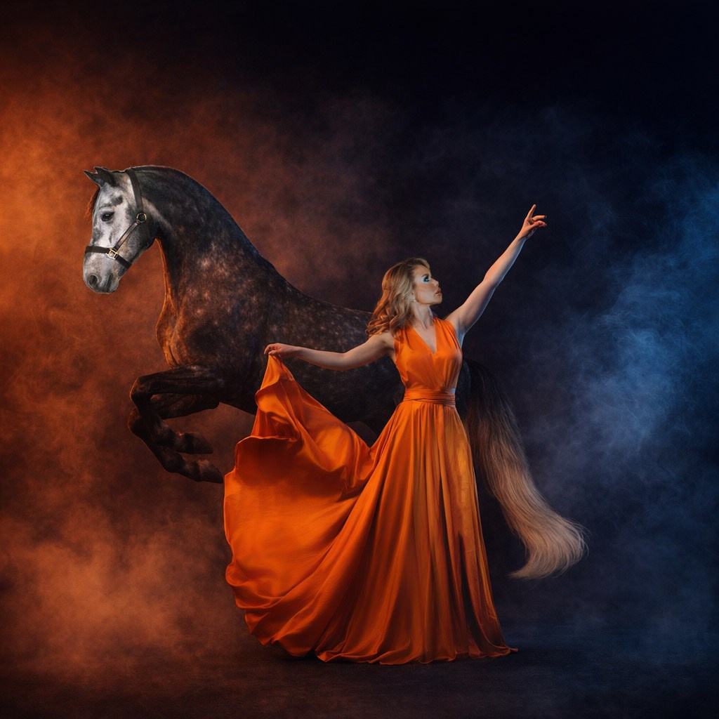 Аренда лошадей для фотосессии в Петрозаводске. Фотограф Варвара Ермоленко