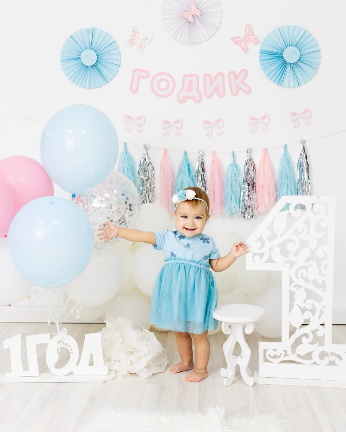 Фотоссесия с Воздушными Шариками. Детская Фотостудия ГОДОВАСИКИ в Санкт-Петербурге фотосесия на годик