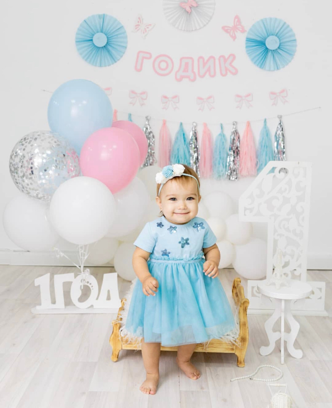 Фотоссесия с Воздушными Шариками. Детская Фотостудия ГОДОВАСИКИ в Санкт-Петербурге фотосесия на годик