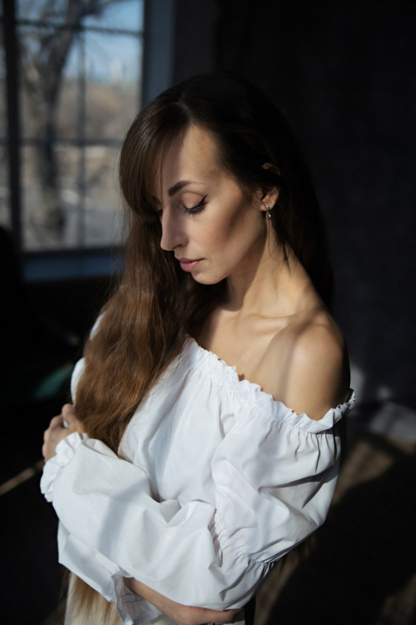 Творческий женский портрет. Фотосъёмка в студии. Арт-фотограф. Фотосъемка, авторские принты для интерьера