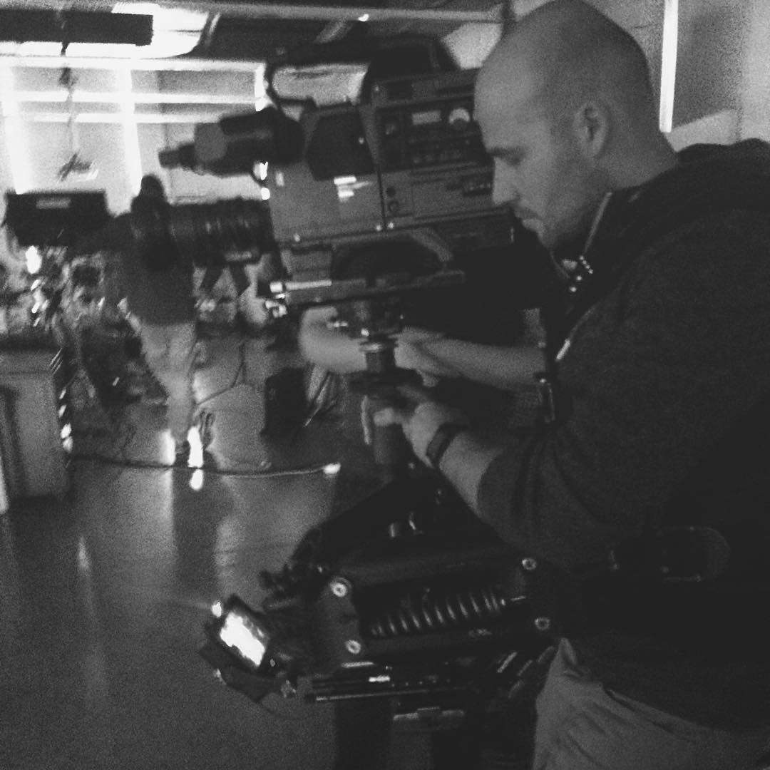 Backstage. Filmmaker Vadim Averin