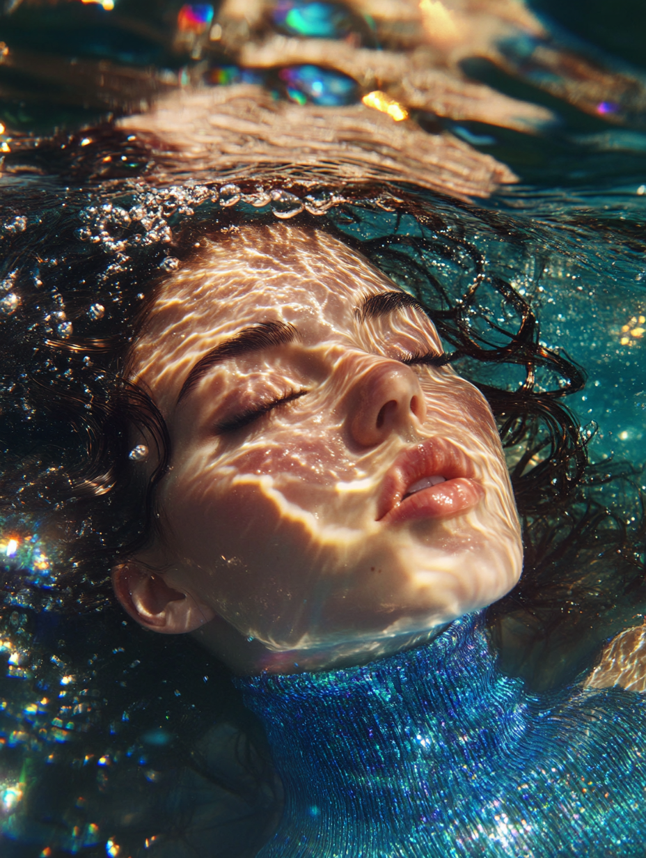 Holographic Drift: A Liquid Elegance. TENZO | Creative Producer / Art Director