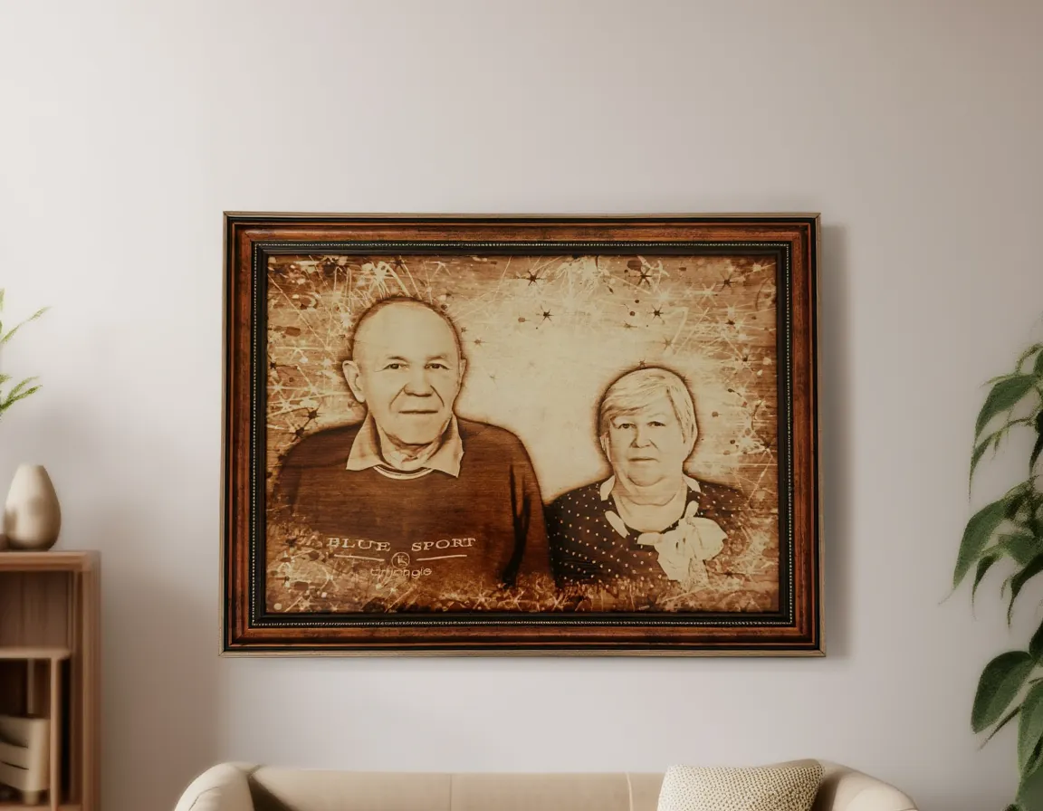 Портреты. Выжигания картин и портретов по фото