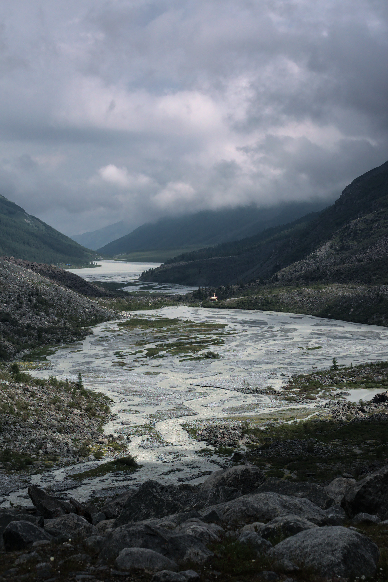фото Алтай часовня на  реке аккем алтай