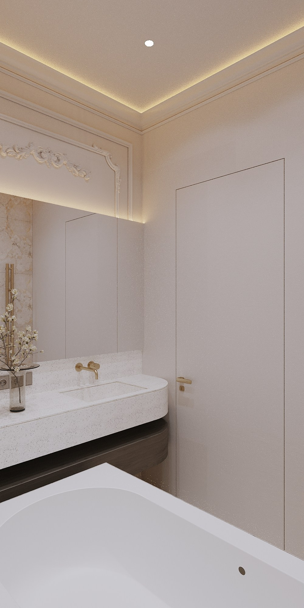 ЖК The One 65 кв.м, г. Санкт-Петербург. 3d визуализатор Анастасия Науменко