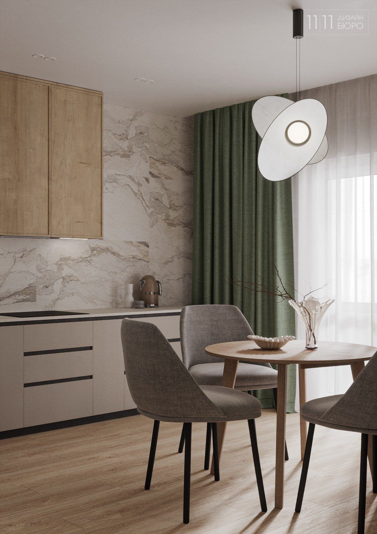 «Теплый бриз» — проект квартиры под сдачу с видом на море. Дизайн-бюро 11/11, дизайн интерьера с индивидуальным подходом во Владивостоке