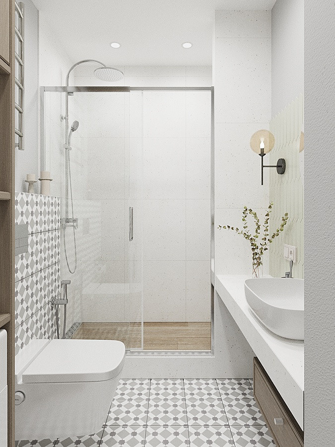 Современный интерьер с нотками ретро в ЖК Черная речка. Дизайнер интерьеров в Санкт-Петербурге Анастасия Тен