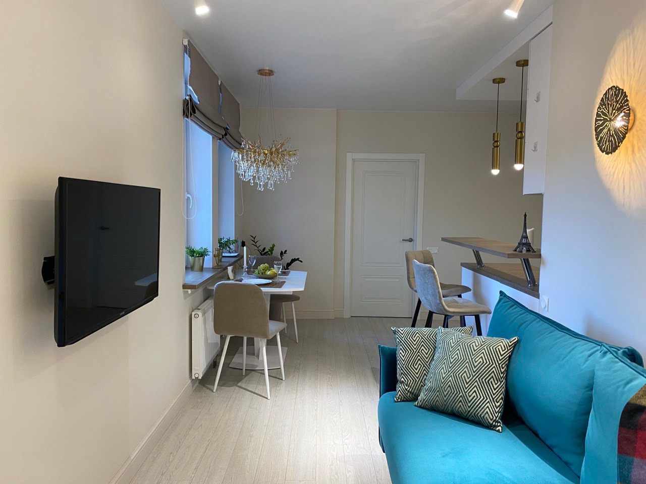 Дизайнерский интерьер ЖК Палацио. Дизайнер интерьеров в Санкт-Петербурге Анастасия Тен