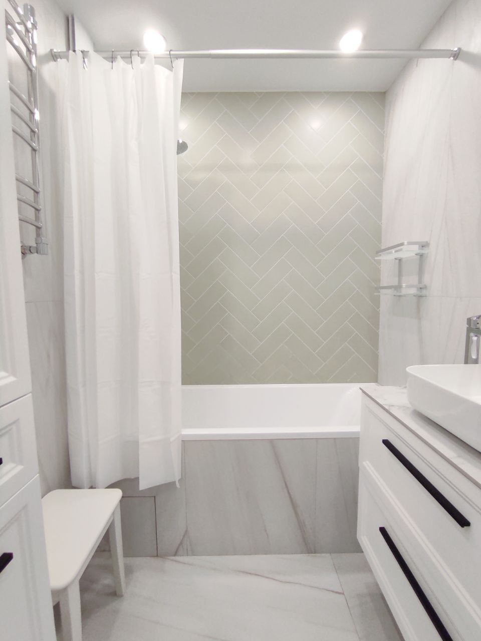 Трёхкомнатная квартира со стильным дизайном в Москве. Дизайнер интерьеров в Санкт-Петербурге Анастасия Тен