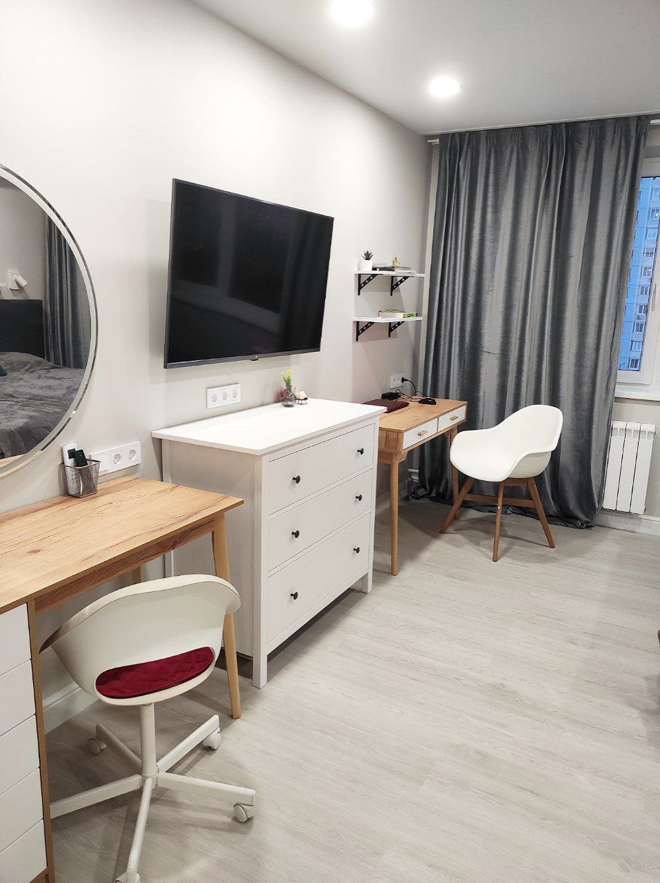 Трёхкомнатная квартира со стильным дизайном в Москве. Дизайнер интерьеров в Санкт-Петербурге Анастасия Тен