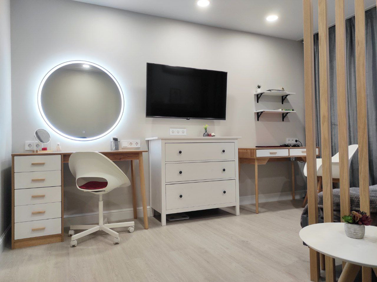 Трёхкомнатная квартира со стильным дизайном в Москве. Дизайнер интерьеров в Санкт-Петербурге Анастасия Тен