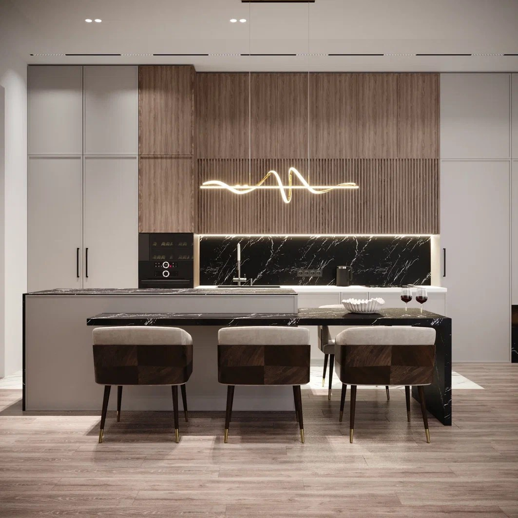 Загородный дом 290 м². Дизайнер интерьера Еремина Юлия