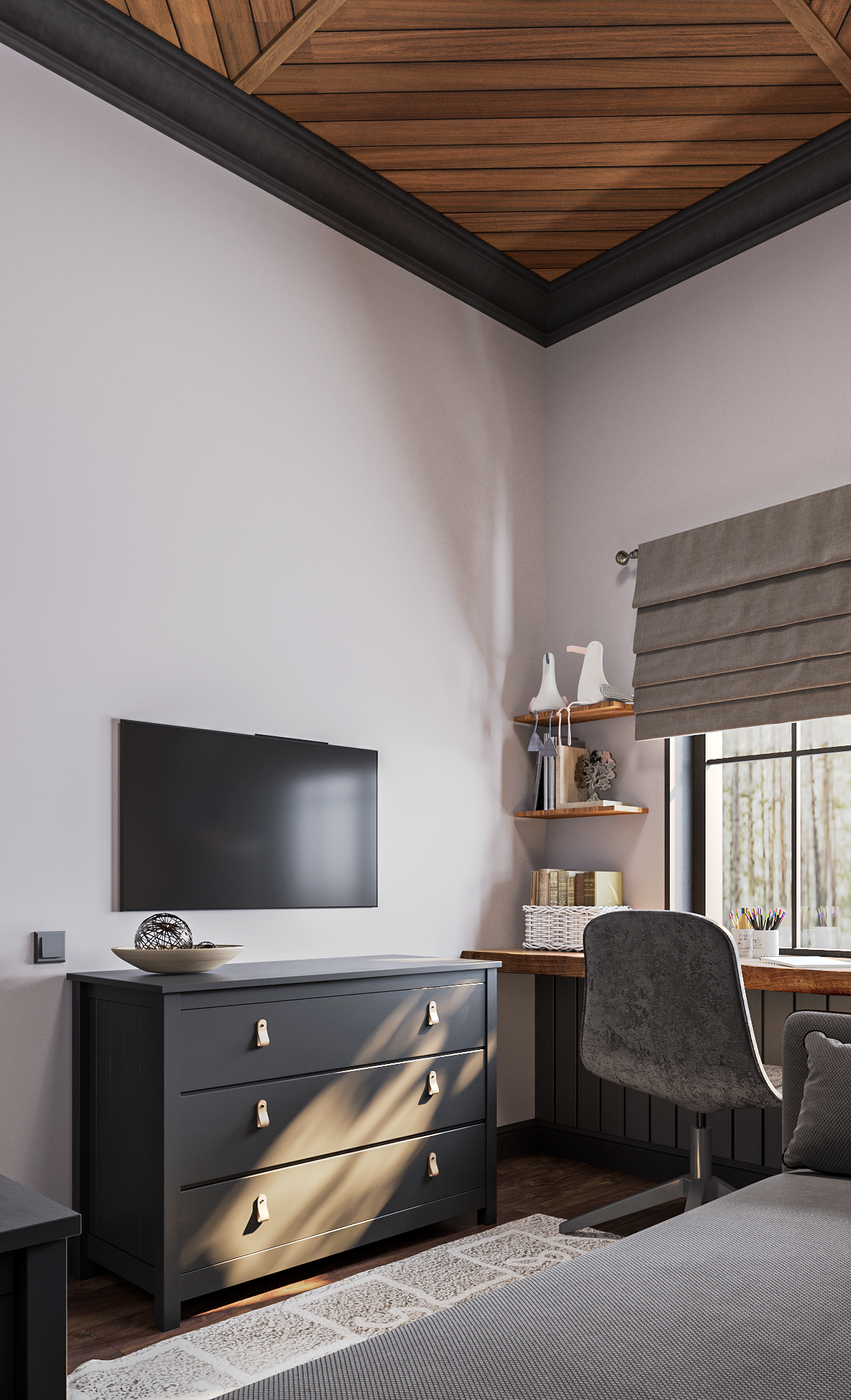 Охотничий домик в стиле русской усадьбы