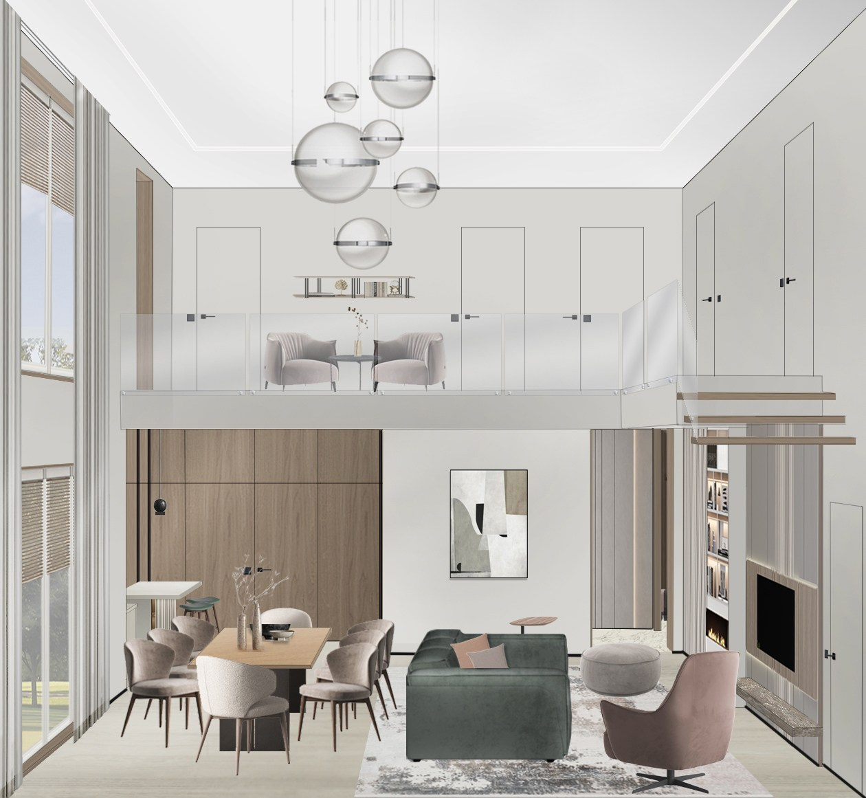 Гостиная, частный дом, г. Ессентуки