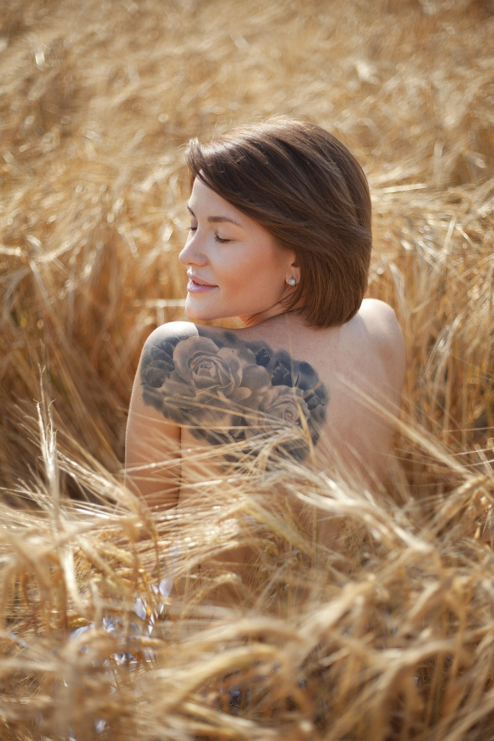 В поле. Фотограф Мария Кольцова