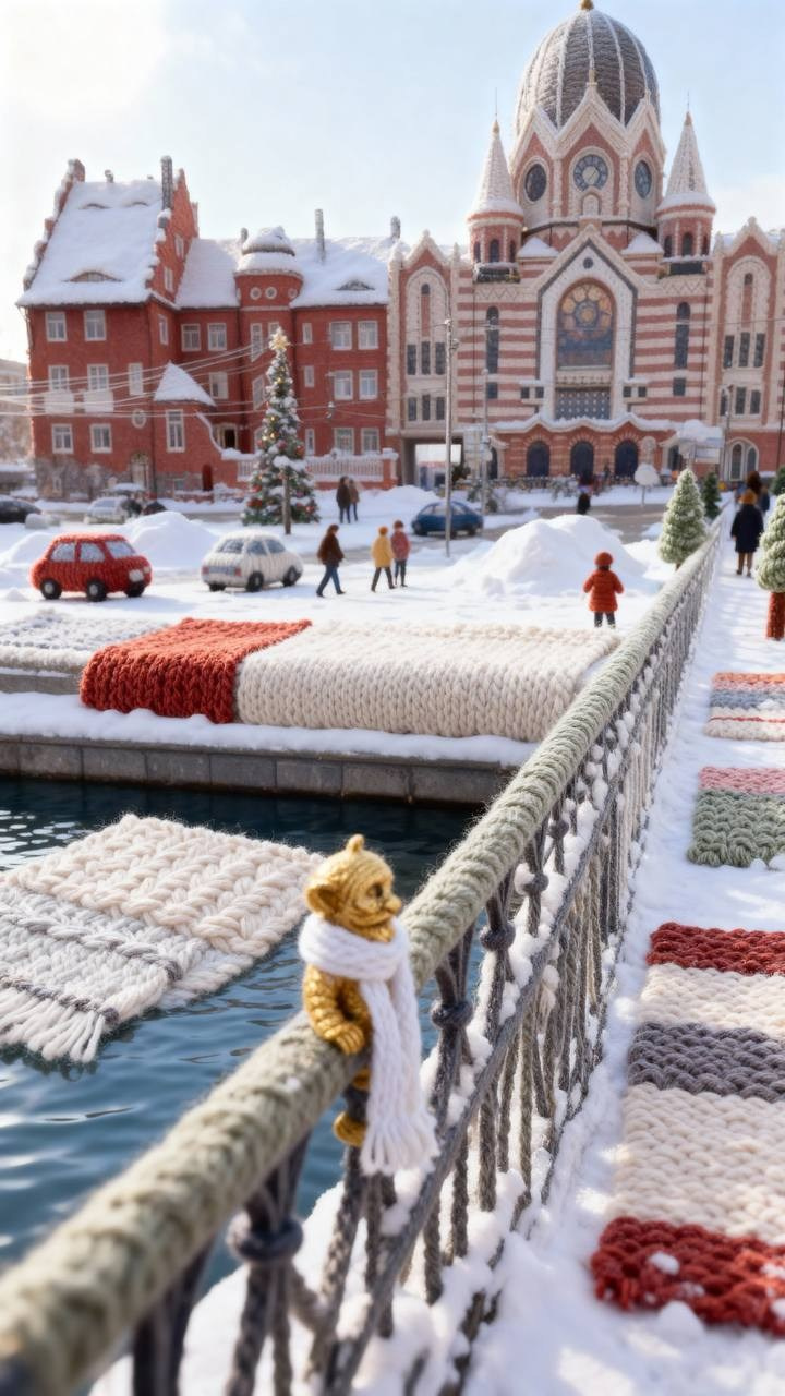 «Вязаный». Ekaterina Kiral — Visual Branding & AI Creation