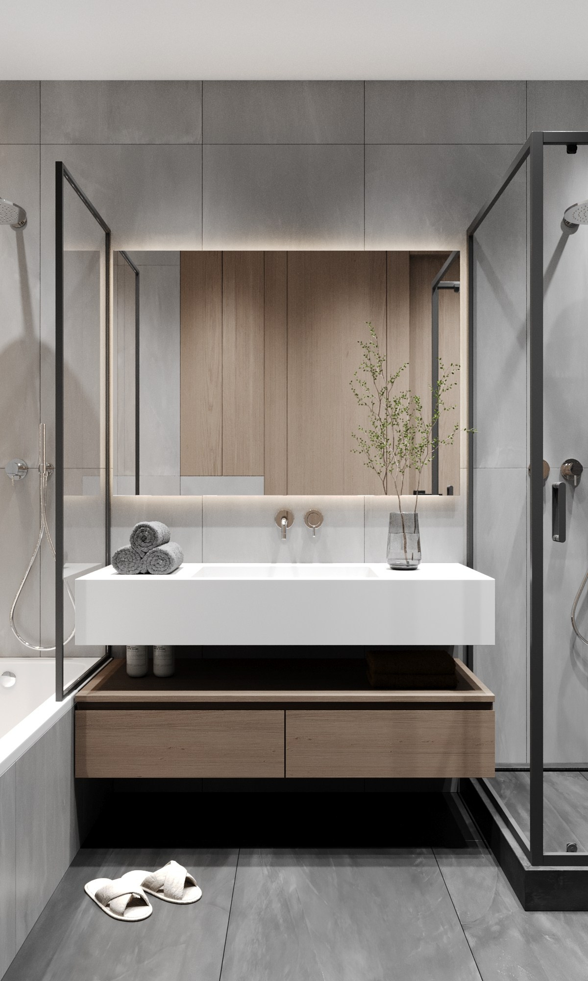 ЖК ЗилАрт 388, 64 кв.м. Kod Interiors | Дизайнер интерьеров Кораблина Кристина