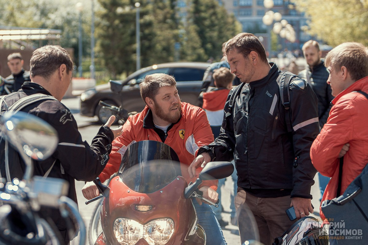 Слёт байкеров