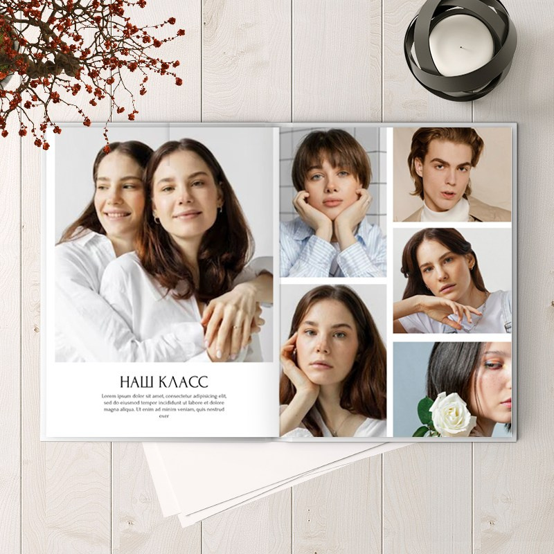 Дизайн альбомов для старших классов. Детский и семейный фотограф   г. Краснодар