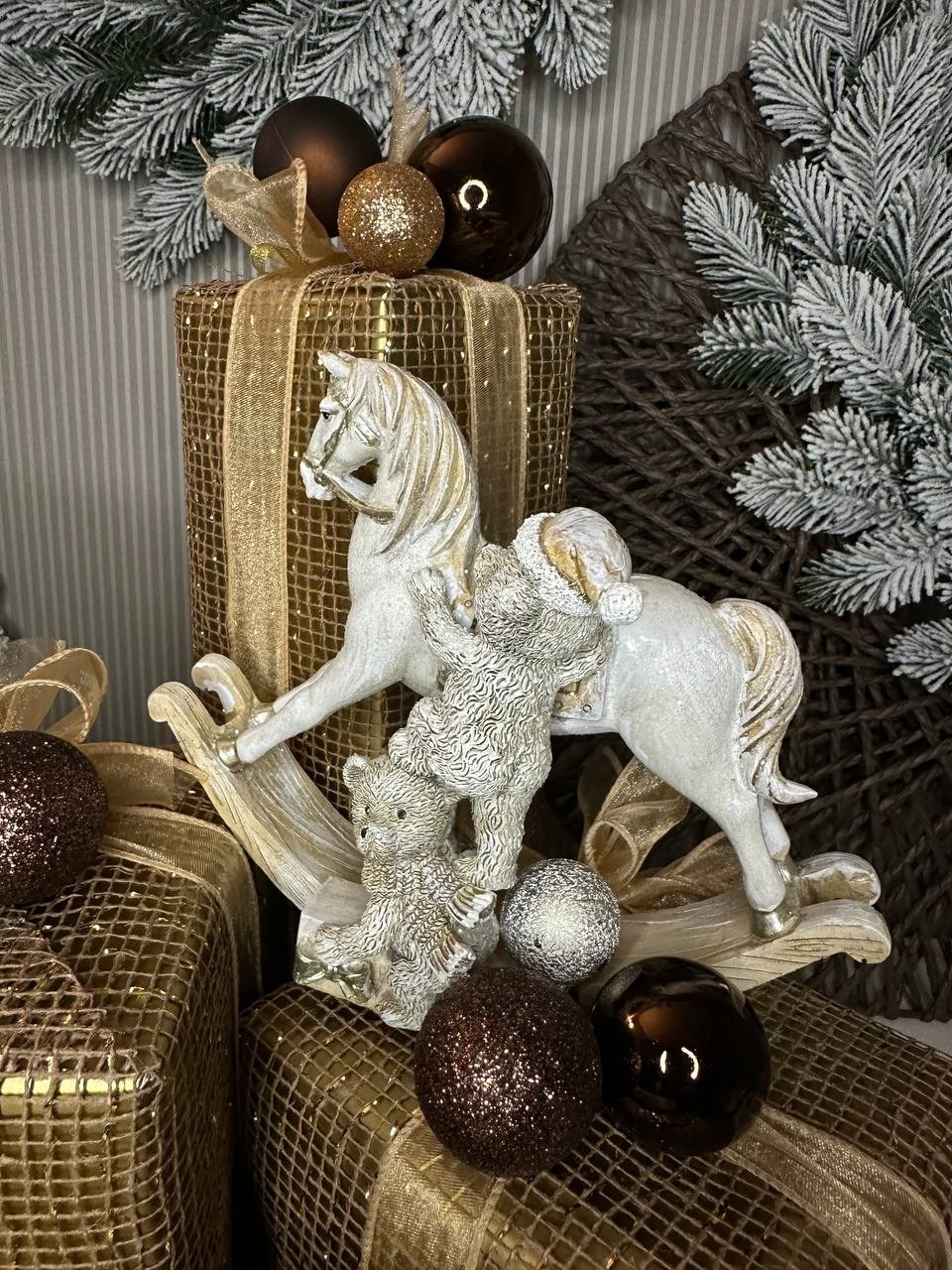 Новогодняя композиция. Студия подарочных наборов «Владия»