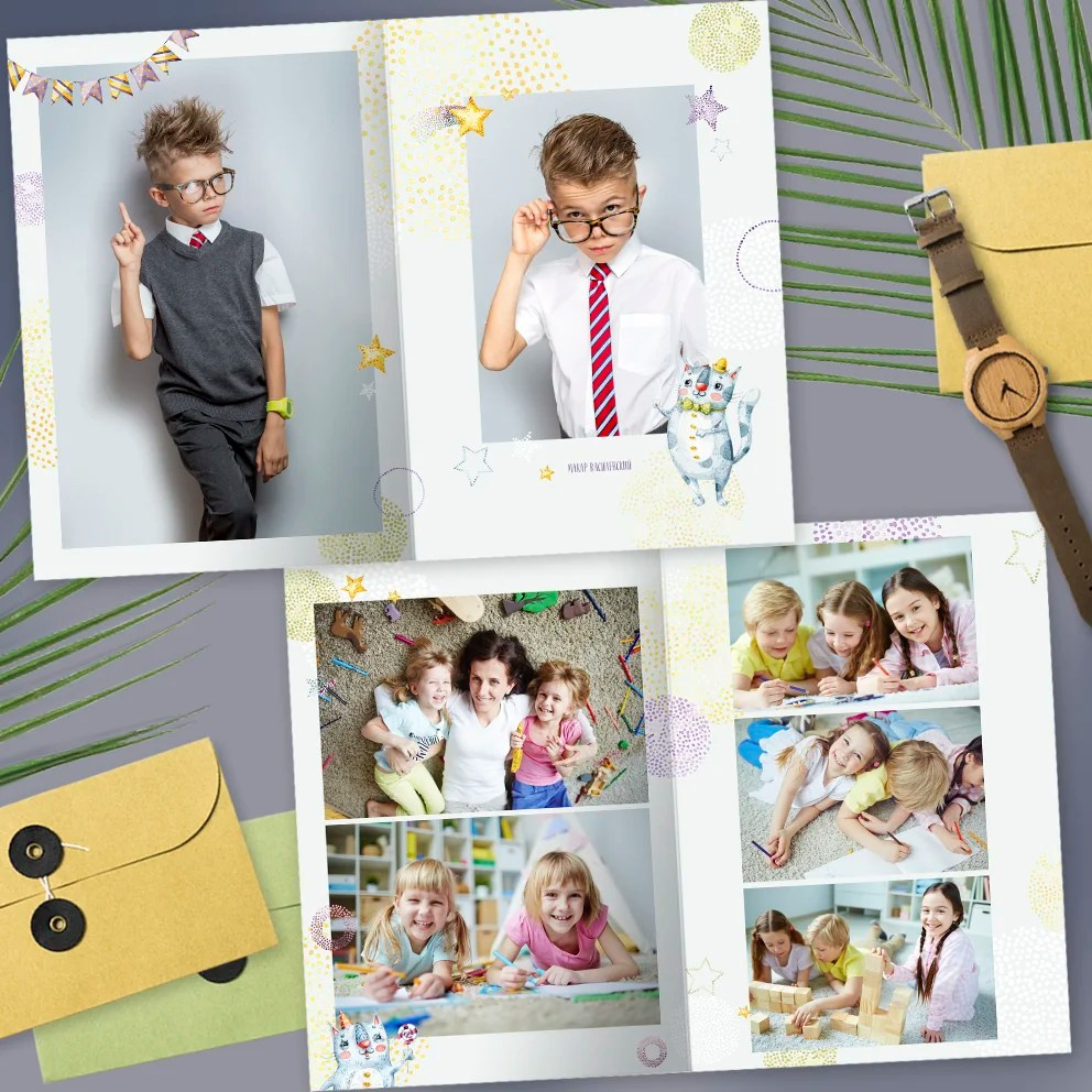 Каталог фотокниг для детского сада. Профессиональный фотограф в Подольске Елена Локтионова