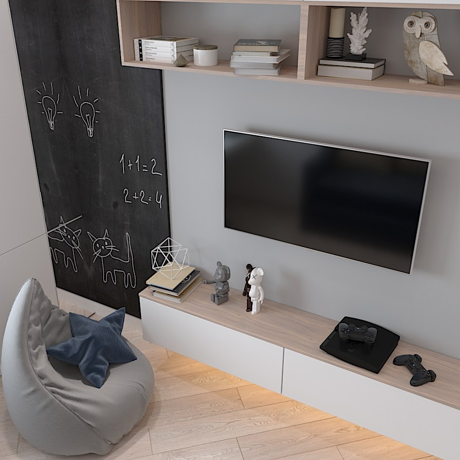 Комната мальчика. Студия дизайна FishkaRom в Краснодаре и по всей России