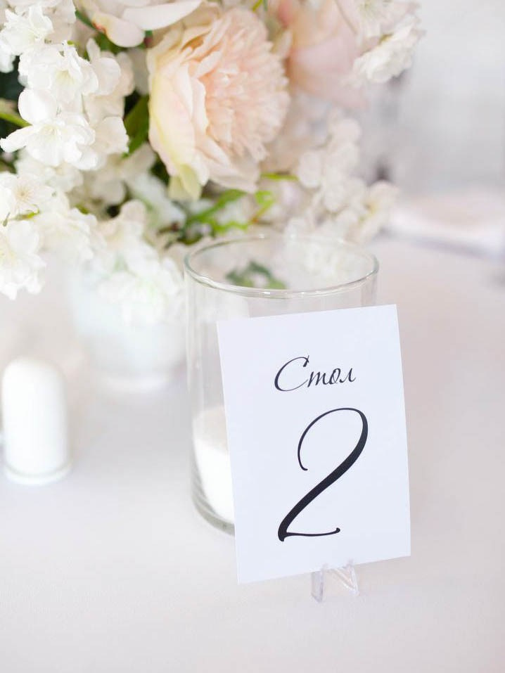 Номера на столы, от 400 руб. Дизайнер полиграфии в Санкт-Петербурге. Заказать свадебные приглашения, подарочные сертификаты, полиграфию для бизнеса, шелковые ленты