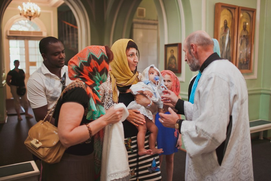 Крещение Знаменская церковь, г. Пушкин. Фотограф на крещение в Санкт Петербурге